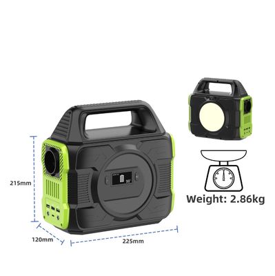 Un AC Socket Προσαρμόσιμο 300W φορητό ηλιακό εργοστάσιο με μπαταρία λιθίου 2024