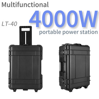 3000W φορητό σταθμό ηλεκτρικής ενέργειας 4000W εξατομικευμένη LiFePO4 ηλιακή γεννήτρια