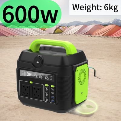 576wh Φορητό σταθμό ηλεκτρικής ενέργειας 600W 300W 200W ηλιακή γεννήτρια υποστήριξης