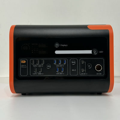 Μεγάλη χωρητικότητα 2200W 2048wh Εξωτερικό ηλιακό φορητό σταθμό ηλεκτρικής ενέργειας για κατασκήνωση έκτακτης ανάγκης