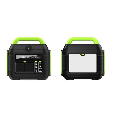6kg φορητό σταθμό ηλεκτρικής ενέργειας 576wh Μίνι ηλιακή γεννήτρια Μαύρο Πράσινο