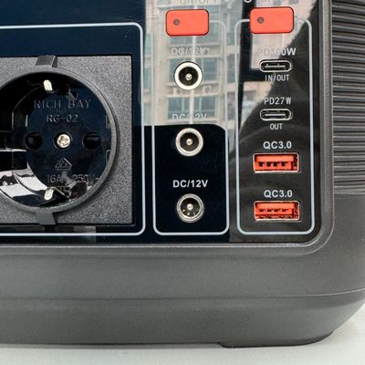576wh Φορητό σταθμό ηλεκτρικής ενέργειας 110V 220V 600W ηλιακή γεννήτρια