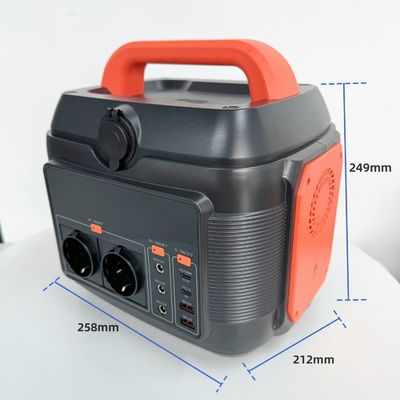 576wh Φορητό σταθμό ηλεκτρικής ενέργειας 110V 220V 600W ηλιακή γεννήτρια