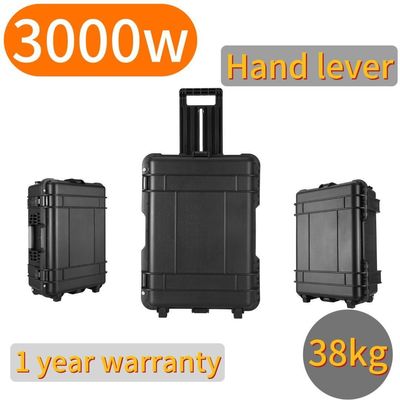 3000W 3000wh Ηλιακός γεννήτης Οικογενειακό κάμπινγκ Ηλεκτρικός σταθμός 3000Wh