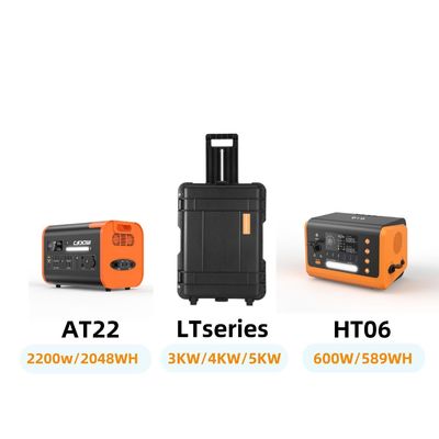 3000W 3000wh Ηλιακός γεννήτης Οικογενειακό κάμπινγκ Ηλεκτρικός σταθμός 3000Wh