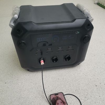 3600W καθαρό κυματισμένο φορητό σταθμό ηλεκτρικής ενέργειας LiFePO4 Αποθήκευση ηλιακής ενέργειας