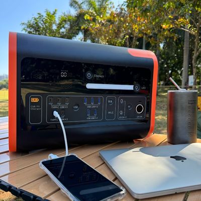1500W AC φόρτιση 2000W Γρήγορη φόρτιση Ηλιακό σταθμό ηλεκτρικής ενέργειας για εξωτερικούς χώρους και κινητά