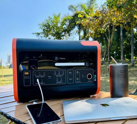 1800W 2000W 2200W φορητό σταθμό ηλεκτρικής ενέργειας 2kw με μπαταρία λιθίου LiFePO4 AT22 Μαύρο