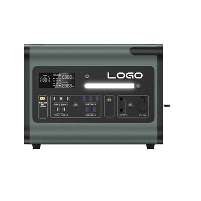 1800W-2400W Αποθήκευση ενέργειας Φορητό σταθμό παραγωγής ενέργειας Ηλιακή γεννήτρια για την Ανατολική Ασία