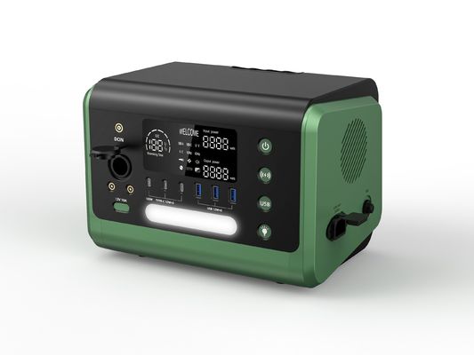 Μεταφορτωτής ηλιακός γεννήτης 600W για κατασκηνώσεις Ασύρματη φόρτιση AC/230 Εκδοτικό σταθμό ηλεκτρικής ενέργειας