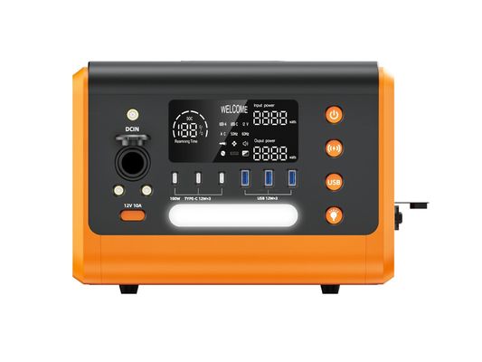 Μεταφορτωτής ηλιακός γεννήτης 600W για κατασκηνώσεις Ασύρματη φόρτιση AC/230 Εκδοτικό σταθμό ηλεκτρικής ενέργειας