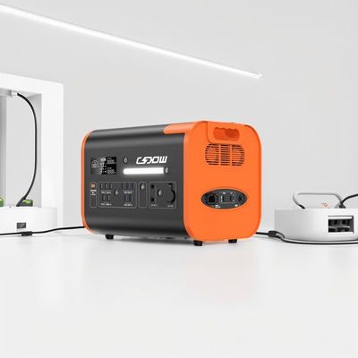 Αφαίρετο πακέτο μπαταριών 2000W Φορητό ηλιακό σταθμό για παροχή ενέργειας έκτακτης ανάγκης