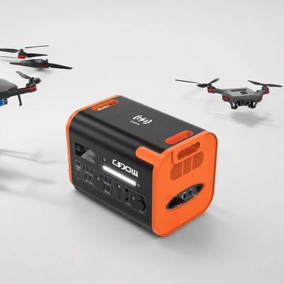 Μεγάλη χωρητικότητα 2200W φορητό σταθμό ηλεκτρικής ενέργειας 2048Wh Ηλιακή φόρτιση για υπαίθριο κάμπινγκ