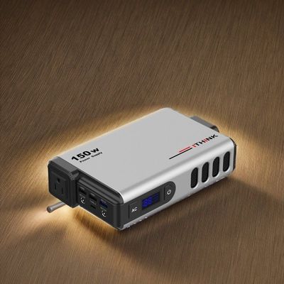 150W φορητό σταθμό ηλεκτρικής ενέργειας ανακυκλώσιμο και γρήγορη φόρτιση σε αναμονή Αποθήκευση ηλιακής ενέργειας