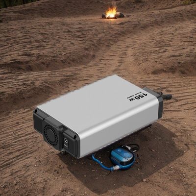 Ανακυκλώσιμο 150W ηλιακό σταθμό τραπεζικής ενέργειας Ιδανικό για υπαίθριο κάμπινγκ και επείγουσα κατάσταση στο σπίτι