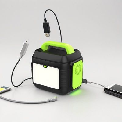 600W Αποθήκευση ενέργειας Επείγουσα κινητή τροφοδοσία με 300W 200W μπαταρία και υγρή κρυστάλλινη οθόνη