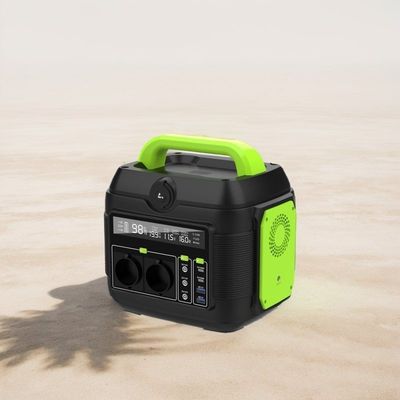 600W 110V/220V Ηλιακό φορητό σταθμό ηλεκτρικής ενέργειας με μπαταρία λιθίου για εξωτερικούς χώρους φιλικούς προς το περιβάλλον