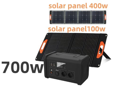 700W ισχύς εξόδου εναλλασσόμενου ρεύματος φορητό σταθμό ηλεκτρικής ενέργειας για LiFePO4 Ηλιακή γεννήτρια ανανεώσιμης ενέργειας