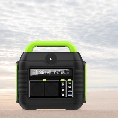 Αποκαλύψτε υγρό κρυστάλλινη οθόνη 600W γρήγορη φόρτιση ισχύος μικρού τύπου γεννήτρια έκτακτης ανάγκης με EU AC πρίζα