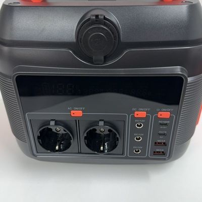 Φορητή 600W μπαταρία λιθίου Οικιακή εξωτερική γεννήτρια κατασκηνώσεων με λειτουργία προστασίας