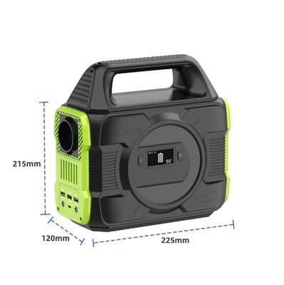300W φορητός σταθμός ηλεκτρικής ενέργειας Ηλιακές γεννήτριες φορτώνουν οποιαδήποτε συσκευή με τύπο C και προσαρμογέα