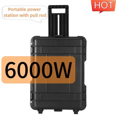 6000W υψηλής ισχύος πολυλειτουργικός φορητός ηλιακός γεννήτης για εξωτερικές λύσεις ηλεκτρικής ενέργειας