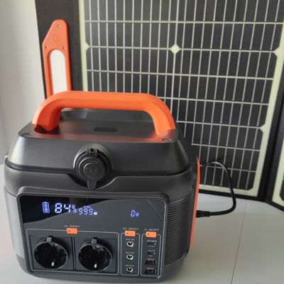 600W/576wh φορητή ηλιακή γεννήτρια για εξωτερική οικογενειακή κατασκήνωση