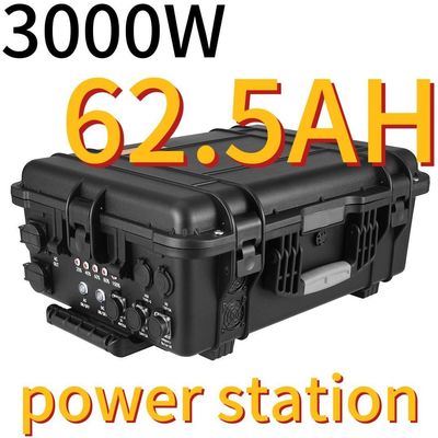3000W62.5ah Εξωτερική ηλεκτρική ενέργεια έκτακτης ανάγκης Φορητό σταθμό ηλεκτρικής ενέργειας για αγορές στην Ανατολική Ασία
