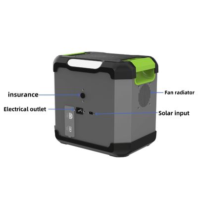 Γρήγορη φόρτιση και έξοδος τύπου C2 1500W εξωτερικός κινητός σταθμός ηλεκτρικής ενέργειας για φόρτιση εν κινήσει