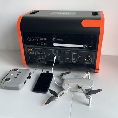 Αφαίρεση μπαταρίας Όχι 2200W2048wh Ηλιακή φόρτιση Εξωτερική δραστηριότητα Κινητό σταθμό ηλεκτρικής ενέργειας