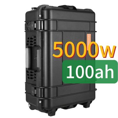 Υλικό κελύφους από κράμα ABS 5000W100ah Μεγάλης χωρητικότητας μπαταρία λιθίου Ηλιακό σταθμό παραγωγής ενέργειας