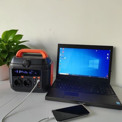Εξαγωγή εναλλασσόμενου ρεύματος 220V 50Hz/110V 60Hz Φορητό σταθμό ηλεκτρικής ενέργειας 600W για κινητές εκτάκτου ανάγκης