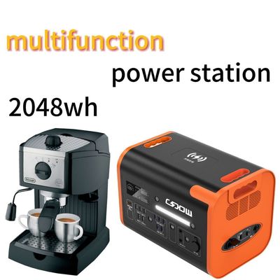 2200W/2048wh 40ah Εξωτερική περιπέτεια Φορητό σταθμό ηλεκτροπαραγωγής με και ανθεκτική διάρκεια ζωής