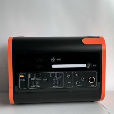 800W Ηλιακή εισροή Φορητό κινητό σταθμό ηλεκτρικής ενέργειας 200W καθαρό μετατροπέα κύματος sinus 2200W εξωτερική έκτακτη ανάγκη