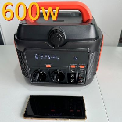 600W/576wh Ηλιακό Κέντρο Ενεργείας Έκτακτης Ανάγκης Με Λιθιογενή Μπαταρία