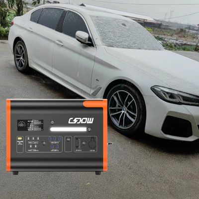 Ασύρματη φόρτιση 15W CE Un38.3 MSDS Πιστοποιημένο φορητό σταθμό ηλεκτρικής ενέργειας 2200W για έκτακτες ανάγκες