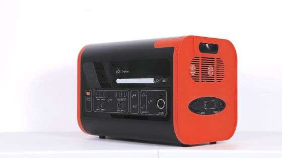 2200W40ah Ασύρματη φόρτιση Ηλιακή ενέργεια Αποθήκευση Ηλεκτρικό σταθμό σε καυτό πορτοκαλί με μαύρο