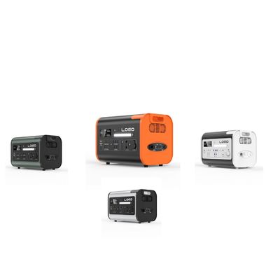 Φορητό σταθμό ηλεκτρικής ενέργειας 1500W/2200W/3000W UPS με όλες τις πρίζες AC σε μαύρο πορτοκαλί