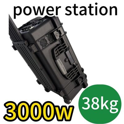 3000W φορητό σταθμό ηλεκτρικής ενέργειας για κατασκηνώσεις λειτουργία πολλαπλής προστασίας και επικοινωνία RS232
