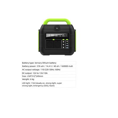 12 Volt 567ah Ηλιακή επαναφορτιζόμενη μπαταρία λιθίου φορητός γεννήτριας σταθμός για την αγορά Aii