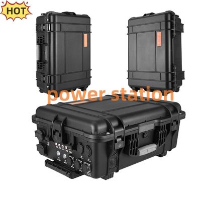 Μαύρο Προσαρμόσιμο 3000W/4000W/5000W/6000W/7000W Αεροπορικό Αλιευτικό Φορητό Σταθμό Ενέργειας