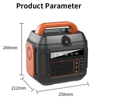 600W/576wh Κέντρο ηλεκτροπαραγωγής έκτακτης ανάγκης για εξωτερική και οικιακή λύση τροφοδοσίας