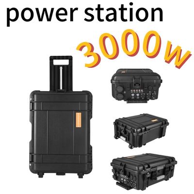 Ταξίδι 3000W/220V/110V/UPS Pure Sine LiFePO4 Εφεδρική μπαταρία Καμπινγκ Φορητό σταθμό ενέργειας