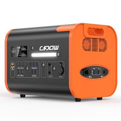 Συνεχής ισχύς 2200W φορητός ηλιακός γεννήτης με μπαταρία λιθίου προσαρμόσιμο χρώμα