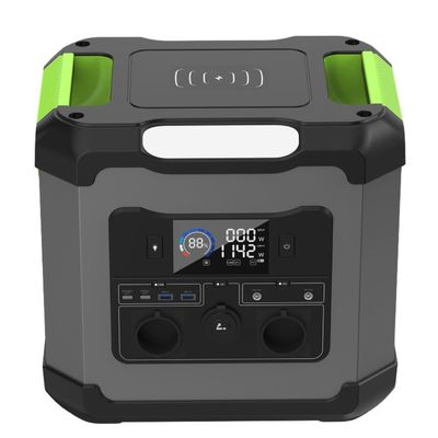 12V-13V/10A DC έξοδος 1500W/1344wh φορητό σταθμό ηλεκτρικής ενέργειας για εξωτερικές οικιακές ανάγκες