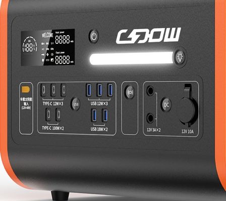 2200W 2048wh Ηλιακό σταθμό παραγωγής ενέργειας/LiFePO4 Φορητή κινητή ενέργεια/Εντρολυτής