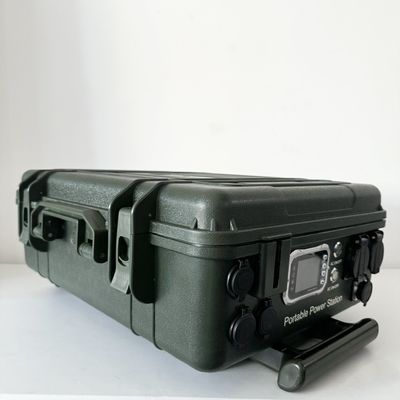 Υλικά ABS Μεσαίο πλαίσιο 6000W 6048Wh Φορητά σταθμοί ηλεκτρικής ενέργειας με ηλιακό πάνελ USB και φόρτιση στο αυτοκίνητο