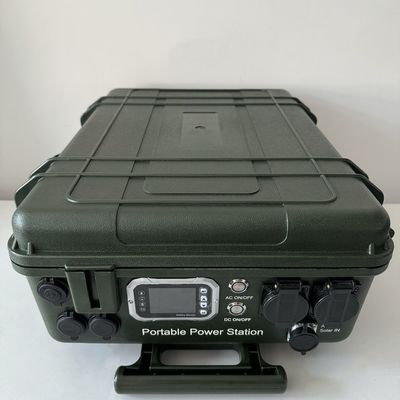 Υλικά ABS Μεσαίο πλαίσιο 6000W 6048Wh Φορητά σταθμοί ηλεκτρικής ενέργειας με ηλιακό πάνελ USB και φόρτιση στο αυτοκίνητο