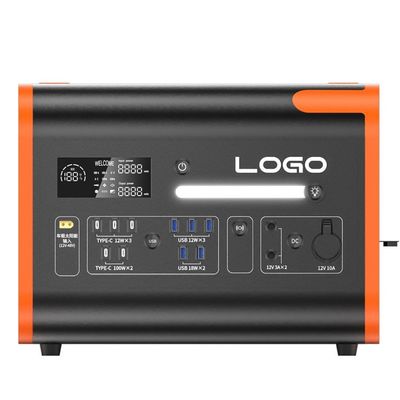40ah Πορτοκαλί OEM ODM 2200W Σπίτι Ηλιακή Γεννήτρια Εξωτερική Κατασκήνωση Μεταφορτωτό Σταθμό Ενέργειας