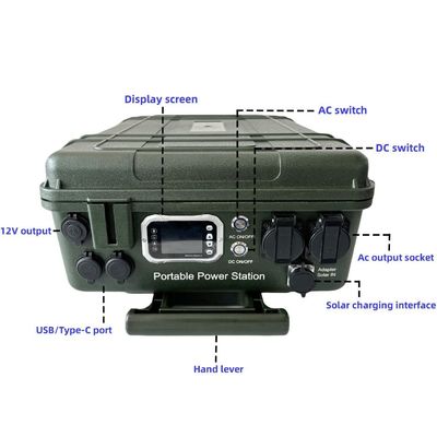Ακαθάριστη έξοδος κύματος sinus 6000W/5000W7000W Υψηλής ισχύος παροχή ενέργειας έκτακτης ανάγκης για εξωτερικούς χώρους